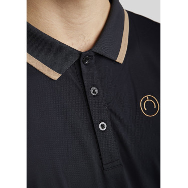 Polo Montar MoDrake Herren mit kontrastierendem Kragen und langen Ärmeln Polo Montar MoDrake Herren mit kontrastierendem Kragen und langen Ärmeln