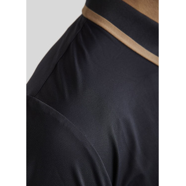 Polo Montar MoDrake Herren mit kontrastierendem Kragen und langen Ärmeln Polo Montar MoDrake Herren mit kontrastierendem Kragen und langen Ärmeln