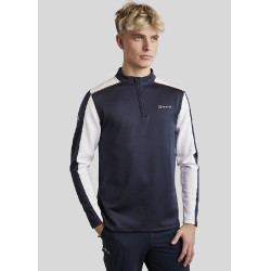 Polo Montar MoPhil Langarm Herren Dunkelmarine Blau