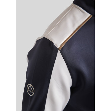 Polo Montar MoPhil Langarm Herren Dunkelmarine Blau