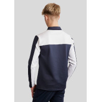 Polo Montar MoPhil Langarm Herren Dunkelmarine Blau