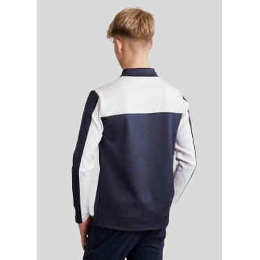 Polo Montar MoPhil Langarm Herren Dunkelmarine Blau
