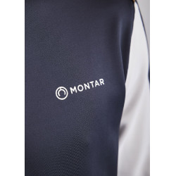 Polo Montar MoPhil Langarm Herren Dunkelmarine Blau