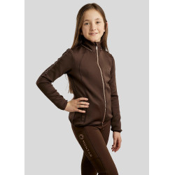 Sweatshirt mit Reißverschluss Montar MoFlora Crystal Roségold Kinder