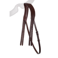 Anatomisches Montar-Kopfstück aus gegerbtem Leder Braun