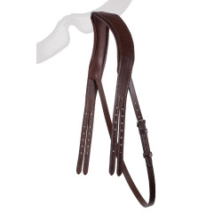 Anatomisches Montar-Kopfstück aus gegerbtem Leder Braun