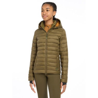 Daunenjacke mit Kapuze LeMieux Milly Young Rider Alpin Braun