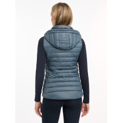 Ärmellose Steppweste mit Kapuze LeMieux Tilly Damen Petrol Blau Ärmellose Steppweste mit Kapuze LeMieux Tilly Damen Petrol Blau