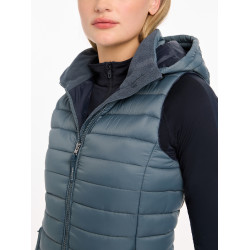 Ärmellose Steppweste mit Kapuze LeMieux Tilly Damen Petrol Blau Ärmellose Steppweste mit Kapuze LeMieux Tilly Damen Petrol Blau