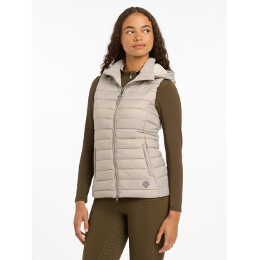 Ärmellose Steppweste mit Kapuze LeMieux Tilly Damen Asche Marineblau