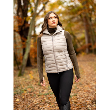 Ärmellose Steppweste mit Kapuze LeMieux Tilly Damen Asche Marineblau