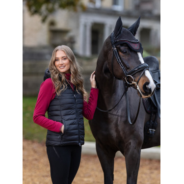 Ärmellose Steppweste mit Kapuze LeMieux Tilly Damen Altes Modell Schwarz Ärmellose Steppweste mit Kapuze LeMieux Tilly Damen Altes Modell Schwarz