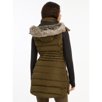 Ärmellose Steppweste LeMieux Harper Longline Damen Alpin Braun Ärmellose Steppweste LeMieux Harper Longline Damen Alpin Braun