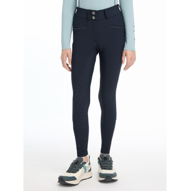 LeMieux Reithose mit Silikonbesatz Izzy Young Rider Marine Marineblau