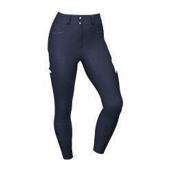 LeMieux Damen-Reithose Isabelle mit Kniegrip Marine Marineblau