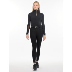 LeMieux Damen-Reithose Isabelle mit Kniegrip Schwarz