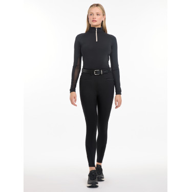 LeMieux Damen-Reithose Isabelle mit Kniegrip Schwarz