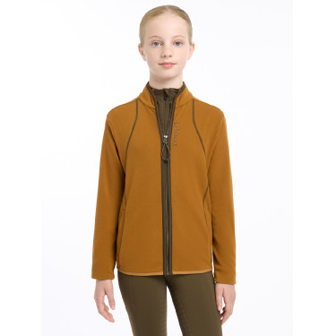 LeMieux Fleece mit Reißverschluss Felicity Young Rider Ingwer Braun LeMieux Fleece mit Reißverschluss Felicity Young Rider Ingwer Braun