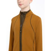 LeMieux Fleece mit Reißverschluss Felicity Young Rider Ingwer Braun