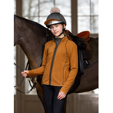LeMieux Fleece mit Reißverschluss Felicity Young Rider Ingwer Braun LeMieux Fleece mit Reißverschluss Felicity Young Rider Ingwer Braun