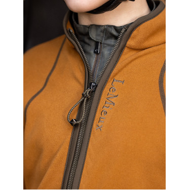 LeMieux Fleece mit Reißverschluss Felicity Young Rider Ingwer Braun LeMieux Fleece mit Reißverschluss Felicity Young Rider Ingwer Braun