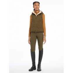 Wendbare ärmellose Winterweste LeMieux Eloise Young Rider Alpin Braun Wendbare ärmellose Winterweste LeMieux Eloise Young Rider Alpin Braun