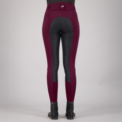 Reithose Euro-star Equitation Queen Diamond FullGrip Sommer Schwarzbucht Bordeaux