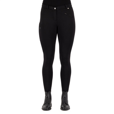 Reithose Easy Rider Joy Winter FullGrip Schwarz