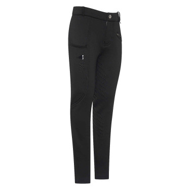 Reithose Easy Rider Joy Winter FullGrip Kinder Schwarz