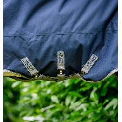 Pferdedecke Horseware Amigo Bravo 12 XL 0g Marine / Titan Grau / Silber Marineblau