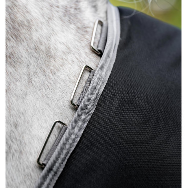 Pferdedecke Horseware Amigo Bravo 12 XL 0g Schwarz / Titan Grau / Silber Pferdedecke Horseware Amigo Bravo 12 XL 0g Schwarz / Titan Grau / Silber