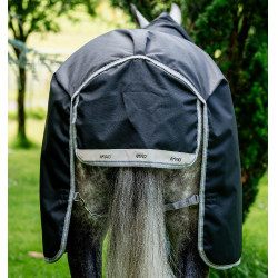 Pferdedecke Horseware Amigo Bravo 12 XL 0g Schwarz / Titan Grau / Silber Pferdedecke Horseware Amigo Bravo 12 XL 0g Schwarz / Titan Grau / Silber