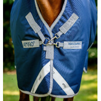 Pferdedecke Horseware Amigo Bravo 12 Wug 0g Marine / Titan Grau / Silber Marineblau