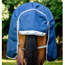 Pferdedecke Horseware Amigo Bravo 12 Wug 0g Marine / Titan Grau / Silber Marineblau
