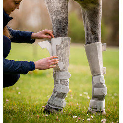 Fliegenabwehr-Gamaschen Rambo® Tech-Fit Horseware Silber