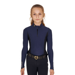Base Layer Equestro Trainingsshirt mit langen Ärmeln für Mädchen