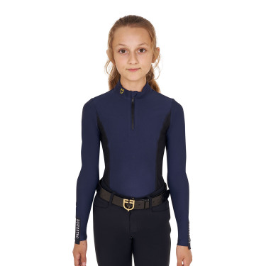 Base Layer Equestro Trainingsshirt mit langen Ärmeln für Mädchen