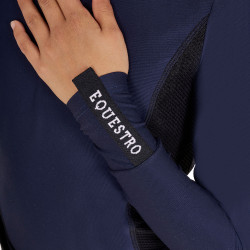 Base Layer Equestro Trainingsshirt mit langen Ärmeln für Mädchen Marineblazer Marineblau