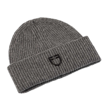 Unisex-Strickmütze aus Wolle von Equestro Mischgrau