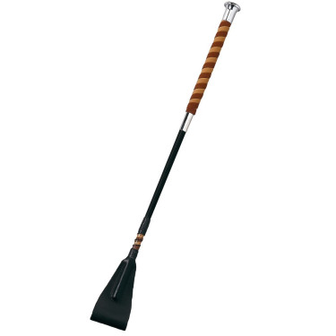 Kurze Fleck-Peitsche, Griff aus Nubuk