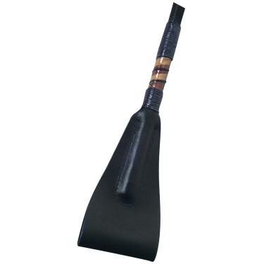 Kurze Fleck-Peitsche, Griff aus Nubuk