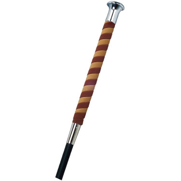 Kurze Fleck-Peitsche, Griff aus Nubuk