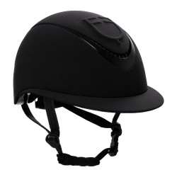 Damenhelm mit breitem Visier und geprägtem Equestro-Logo
