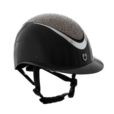 Star-Helm mit großem Visier und Strasssteinen, EN 1384-2023 zugelassen, Equestro Star-Helm mit großem Visier und Strasssteinen, EN 1384-2023 zugelassen, Equestro