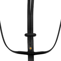 Martingalkette aus Leder Equestro Schwarz Martingalkette aus Leder Equestro Schwarz