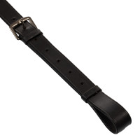 Martingalkette aus Leder Equestro Schwarz Martingalkette aus Leder Equestro Schwarz