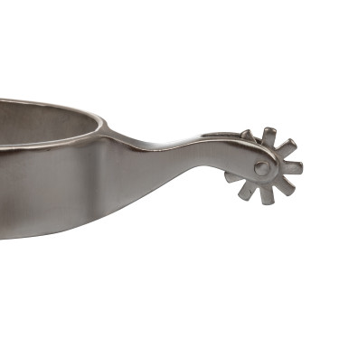 Éperons Pool's unisexes en acier avec molette dentée