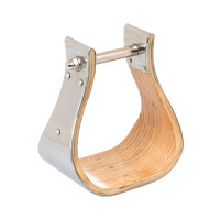 Étriers western en acier avec large marchepied Pool's Étriers western en acier avec large marchepied Pool's