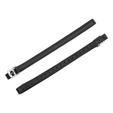 Steigbügelriemen Supreme Softy Buff mit Nylonfutter und gebogener Schnalle aus Edelstahl Steigbügelriemen Supreme Softy Buff mit Nylonfutter und gebogener Schnalle aus Edelstahl