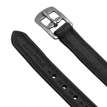 Steigbügelriemen Supreme Softy Buff mit Nylonfutter und gebogener Schnalle aus Edelstahl Steigbügelriemen Supreme Softy Buff mit Nylonfutter und gebogener Schnalle aus Edelstahl